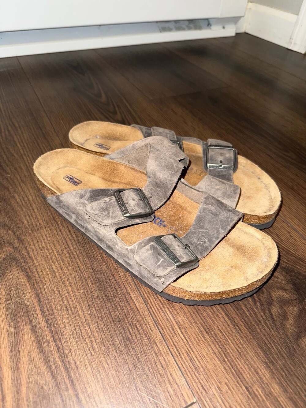 Birkenstock Arizona Soft Footbed Size 41 Gray